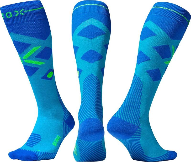 STOX - Energy Socks - Compressiekousen - Zwart - Merinowol