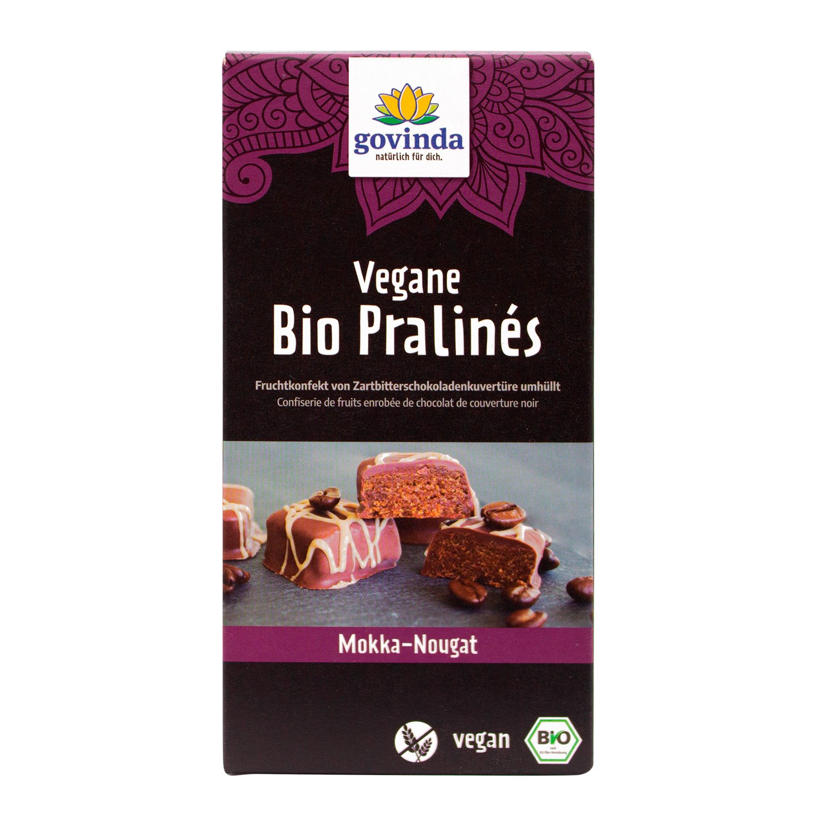 Govinda Dattel Mokka Nougat Pralinés
