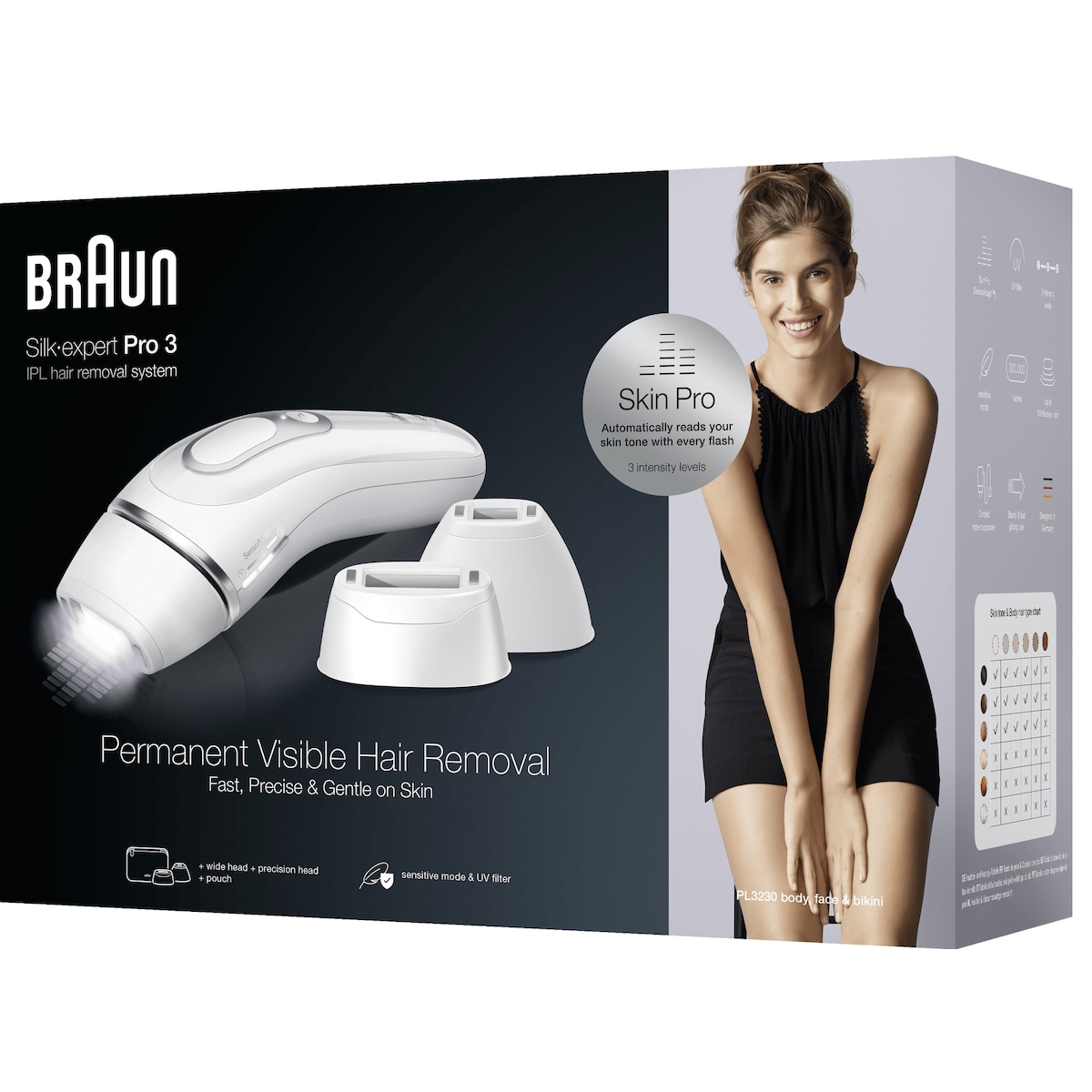 Braun Silk-Expert Pro 3 lysbasert hårfjerning PL3230