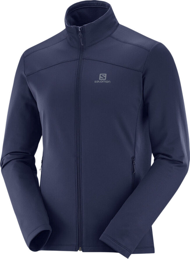 Salomon Discovery Fleecetroje Blå