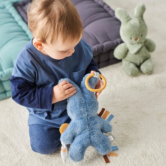 Lapidou Peluche d'activité Tipidou   Vieux rose        25 cm   de               Nattou