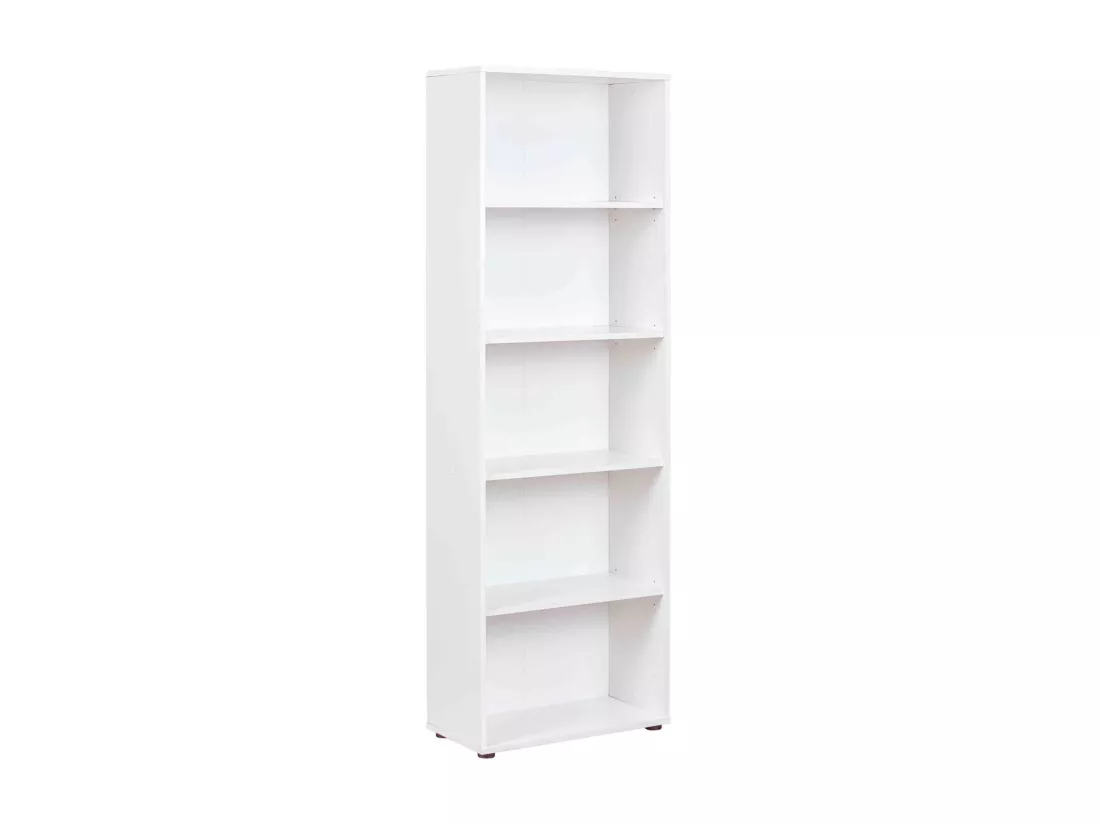 Bibliothèque 5 cases en bois blanc - BI12056-4