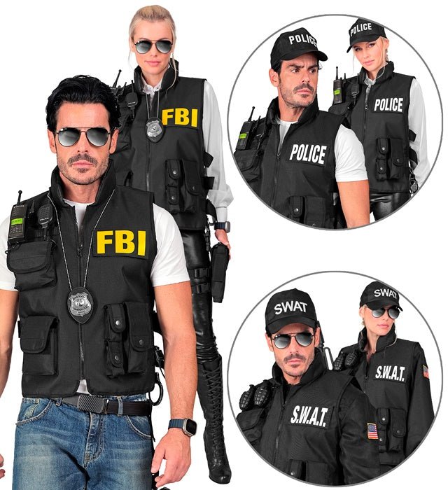 Swat Vest Zwart Wit