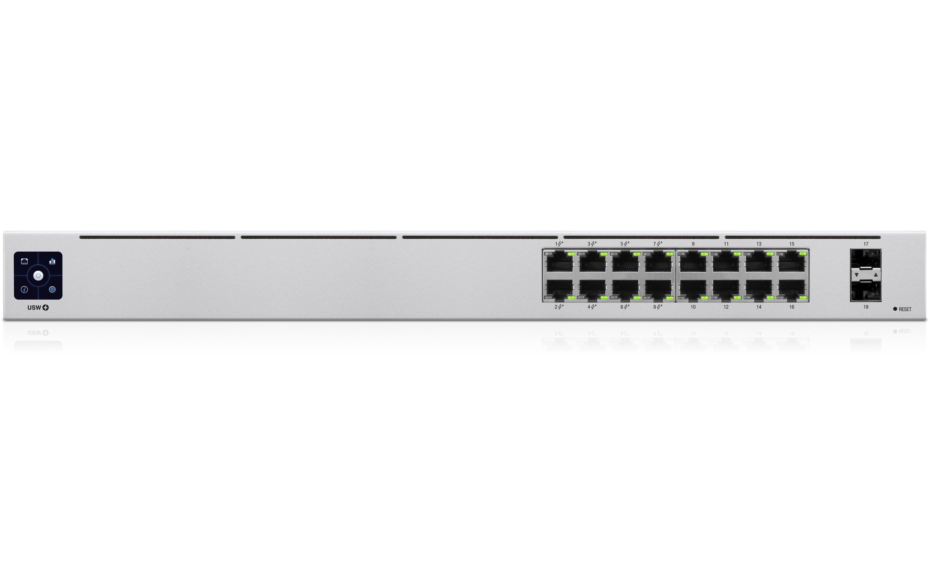 PoE+ Switch UniFi USW-16-POE Gen2 18 Port<br>Cloud-Managed