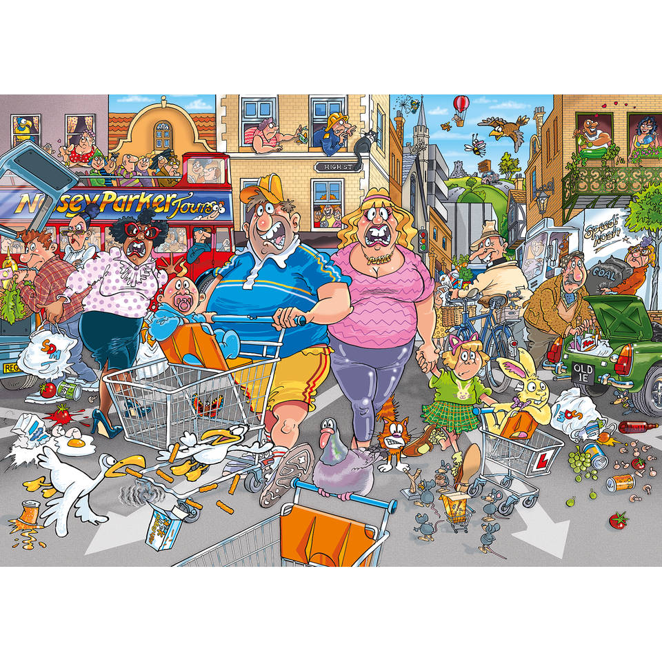 Jumbo Wasgij Original 9 puzzel Buitenkansjes - 1000 stukjes