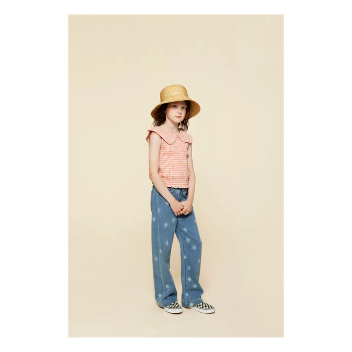 A Monday in Copenhagen Top Emilia Vichy | Rose