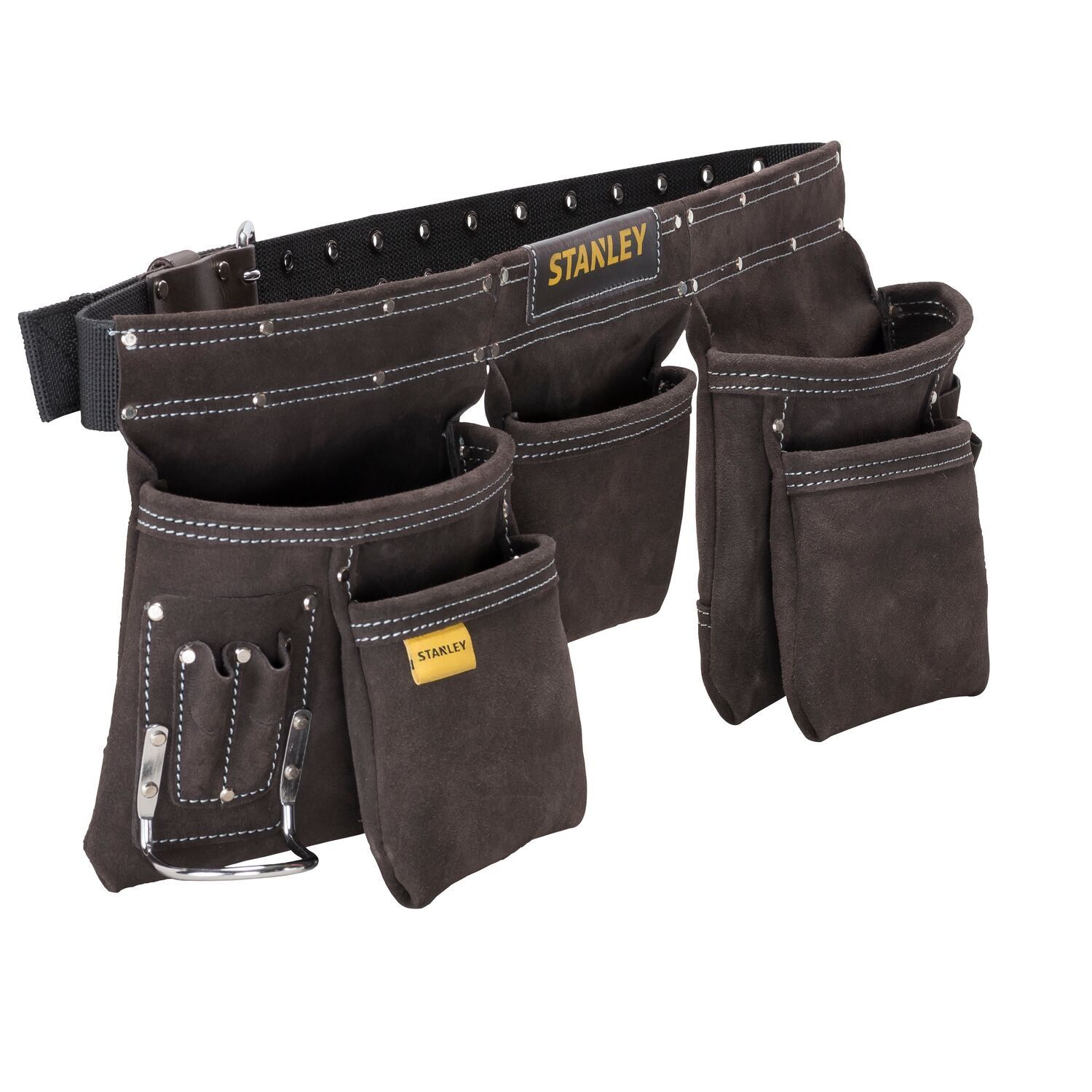 Stanley STST1-80113 Dubbele Gereedschapsgordel met Riem en Hamerhouder