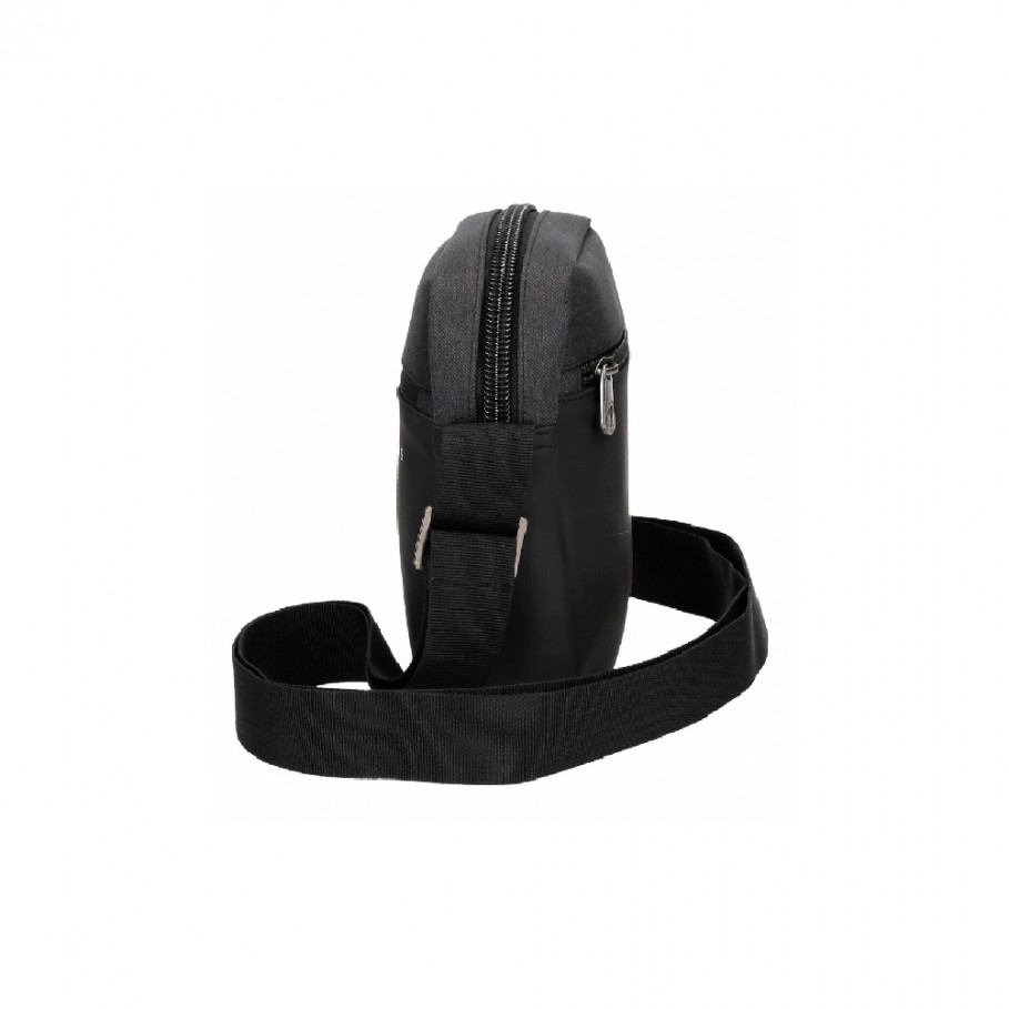 Bolsa de ombro Pepe Jeans Jarvis, preta - 15x19,5x6cm -