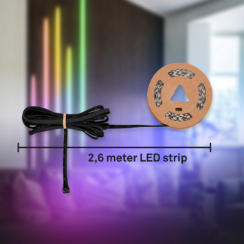 Briloner Pimp your Panel uitbreidingsset ledstrip aan/uit 2.6M 3000K