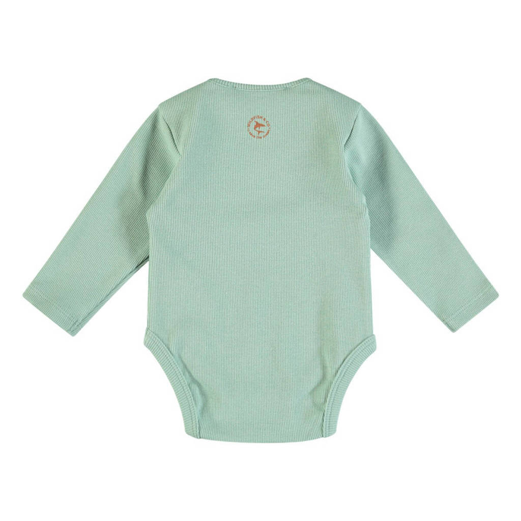 Wildfish romper met printopdruk blauw