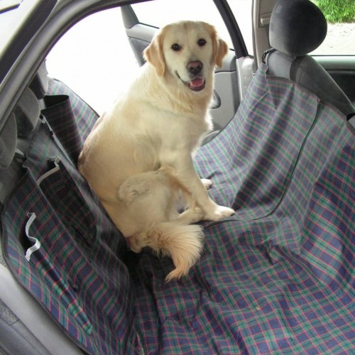 Capa multicolorida para assento de carro para animais de estimação