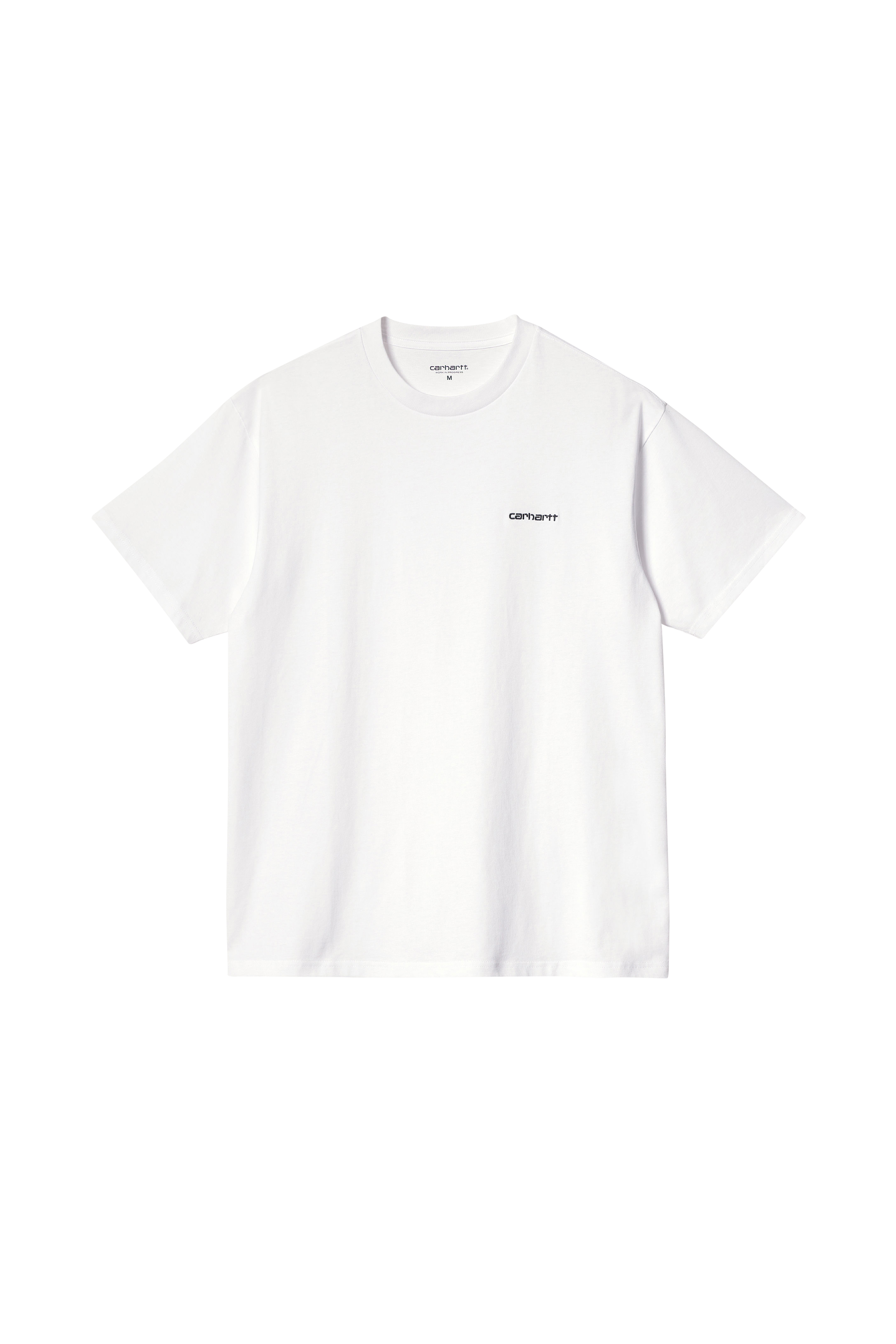 CARHARTT WIP T-shirt Script Embroidery Blanc
