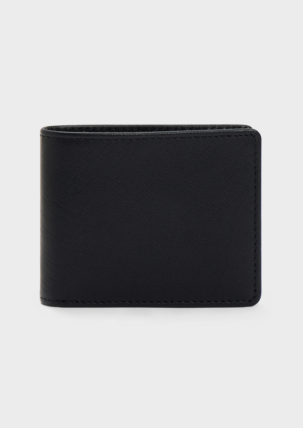 Portefeuille en cuir noir