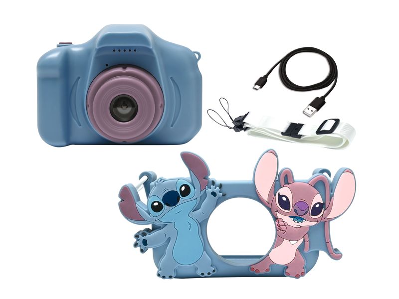 Lexibook Kinderkamera mit Schutz Stitch Robuste Digitalkamera für junge Fotografen
