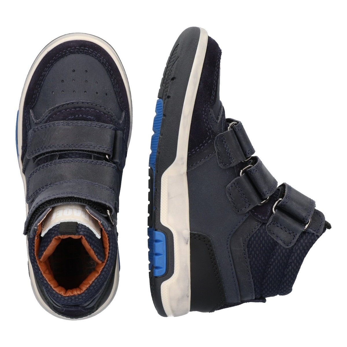 Chiel Chicago - Hoge Sneakers Braqeez Blauw