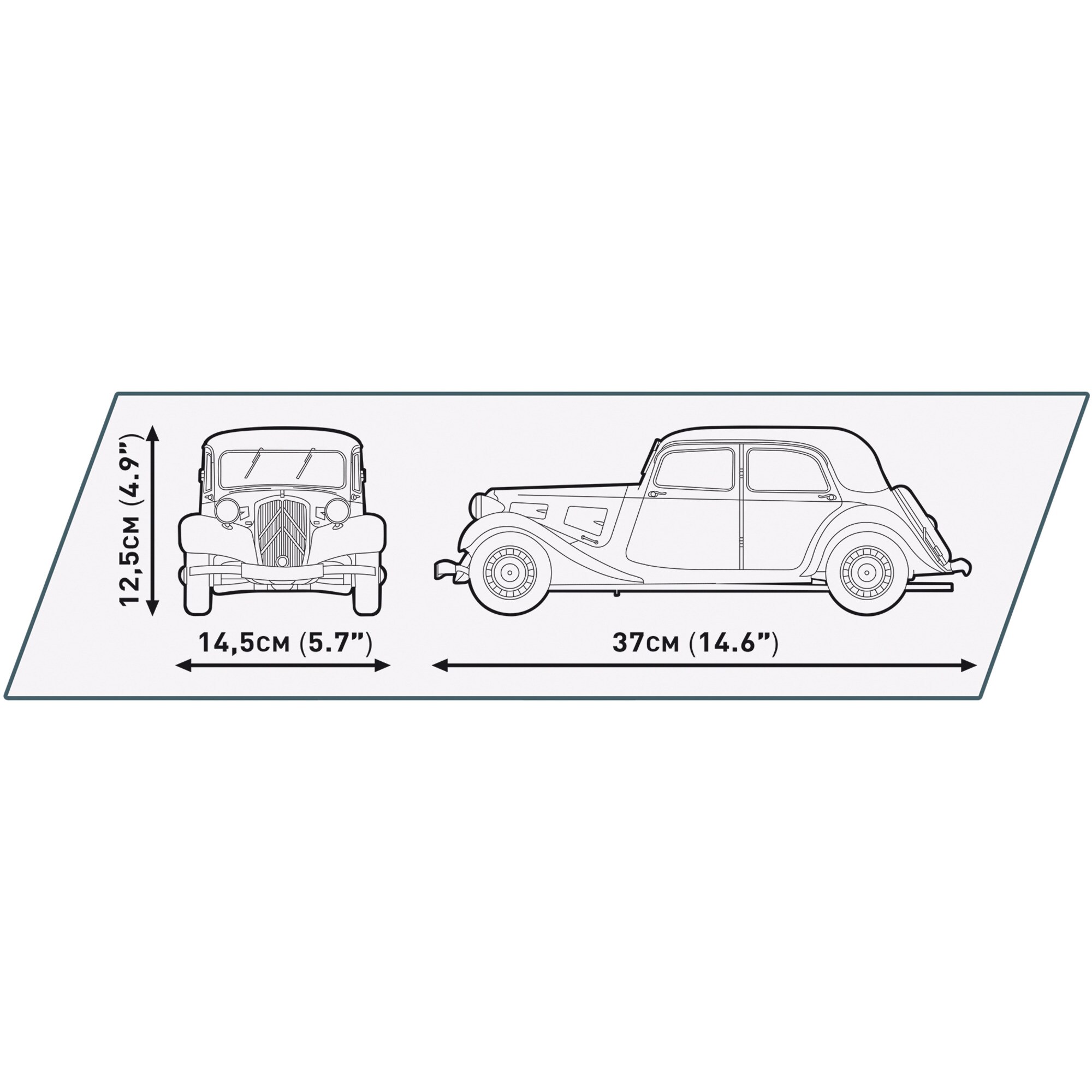 COBI Konstruktionsspielzeug Citroen Traction Avant 11CV 1938