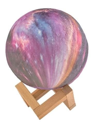 Månelampe ved nattbord 15cm, 16 farger