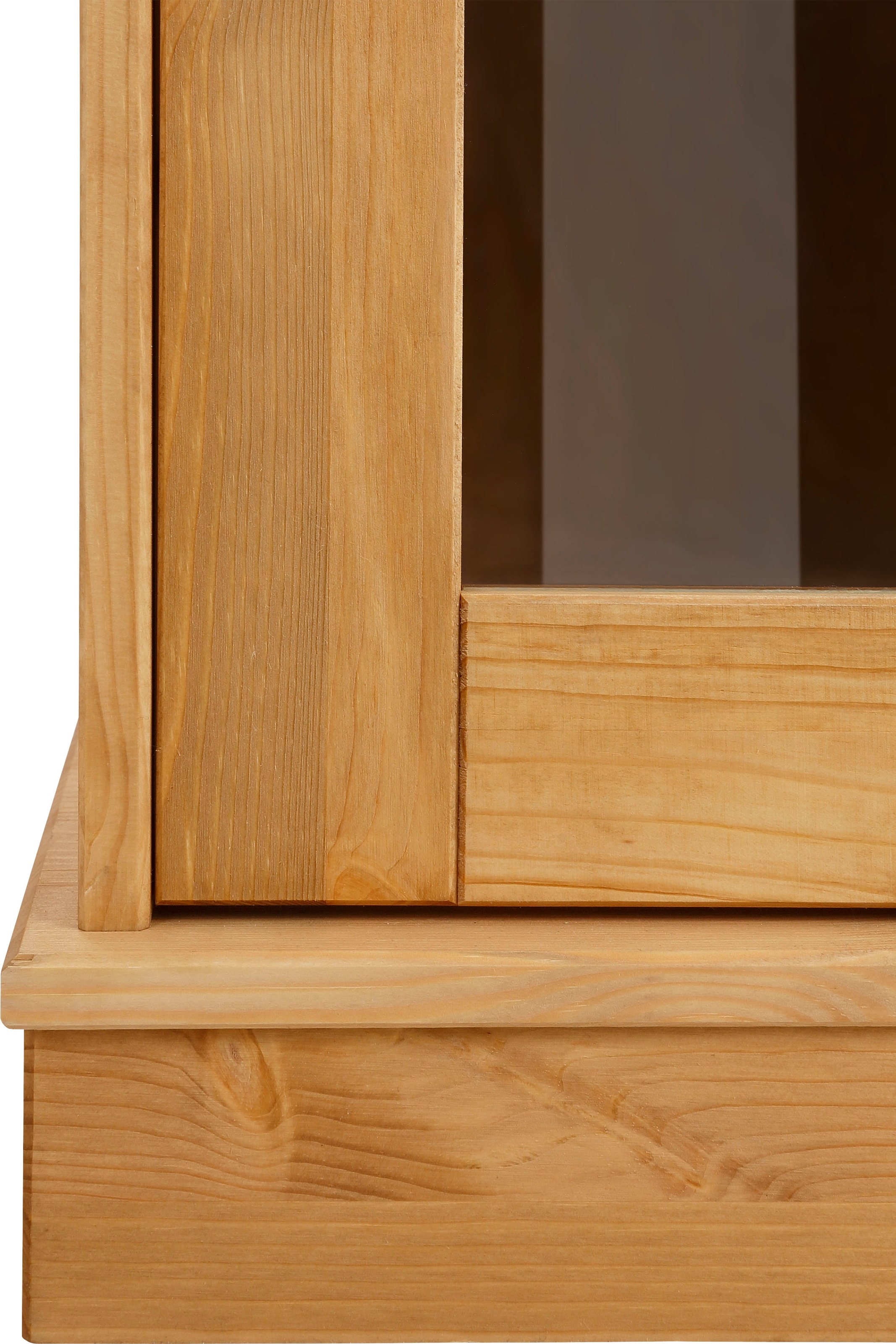 Home affaire Highboard »Indra« Vitrine, Breite 85 cm, aus massiver Kiefer
