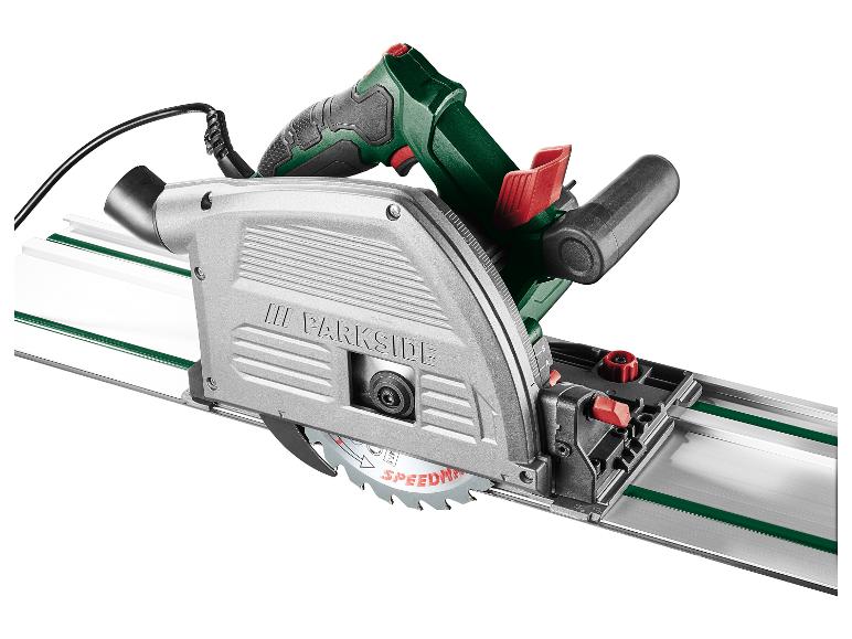 Invalzaag met geleiderail 1200 W