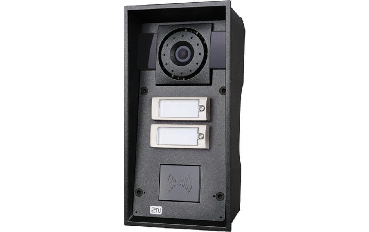 IP Türstation IP Force - 2 Tasten, HD Kamera, Leser<br>2N IP Force - 2 Tasten, HD Kamera, vorbereitet für Kartenleser