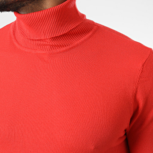 Pull Col Roulé CR-088 Orange