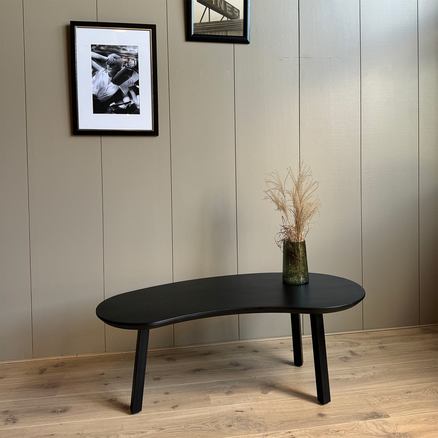 Old Inn wonen salontafel organisch zwart