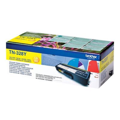 Brother TN328 - jaune - cartouche laser d'origine