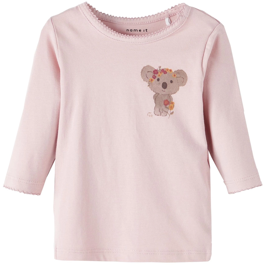 name it Langarmshirt Nbftina Violet Ice