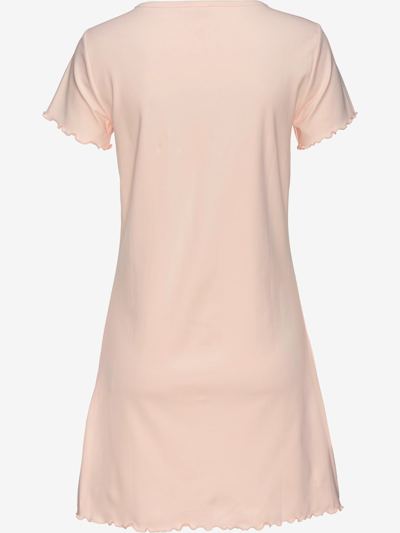 Chemise de nuit courte avec ourlet babylock