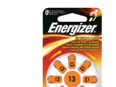Energizer Hearing Aid PR48 Knapcellebatteri ZA 13 Zink-luft 280 mAh 1.4 V 8 stk