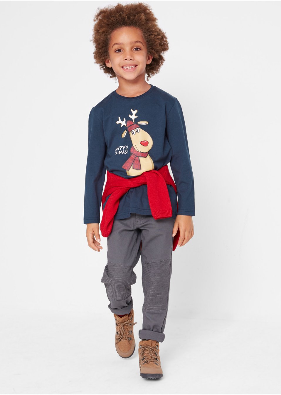 T-shirt manches longues garçon coton