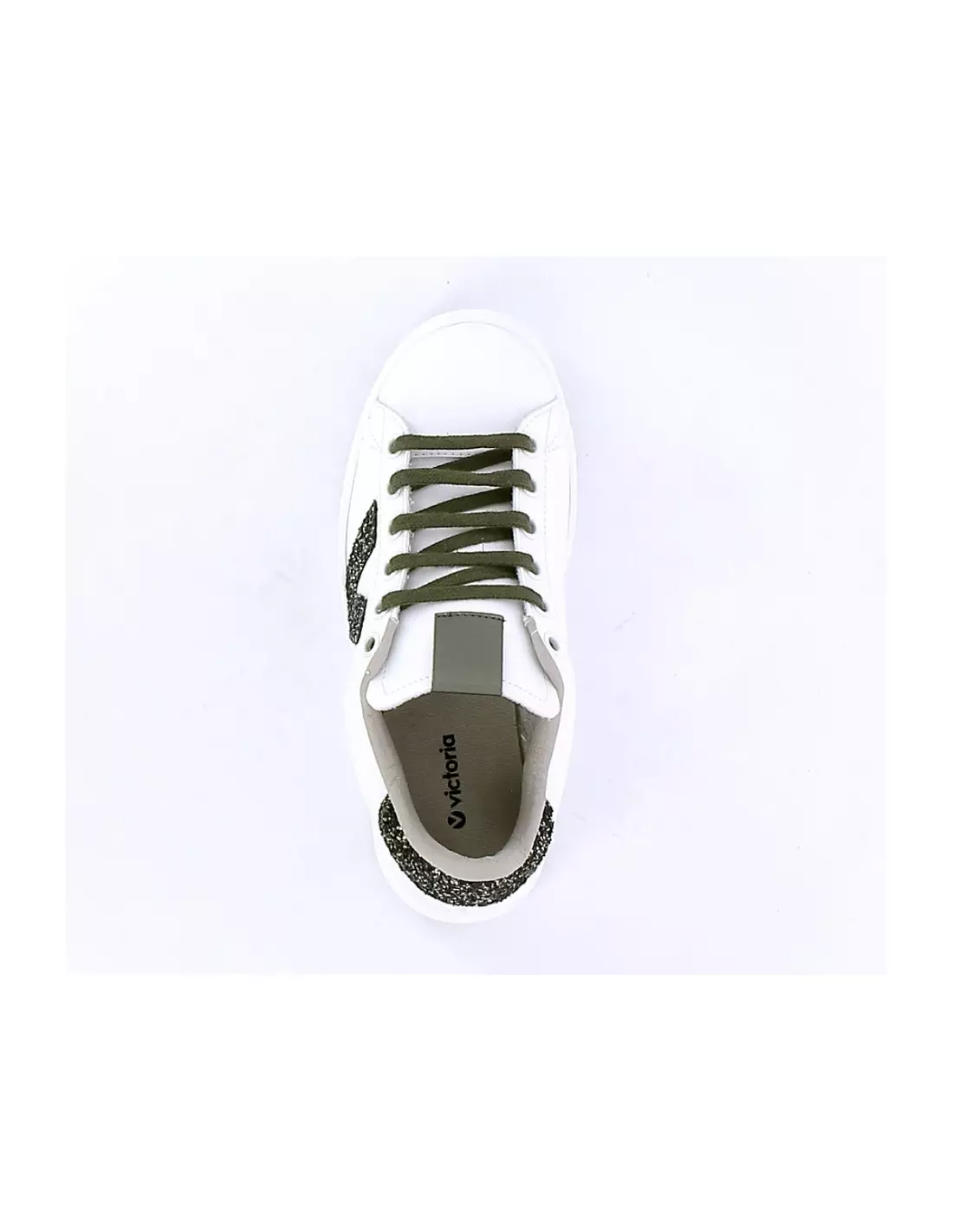 VICTORIA TENIS PIEL VEGANA - Baskets Musgo