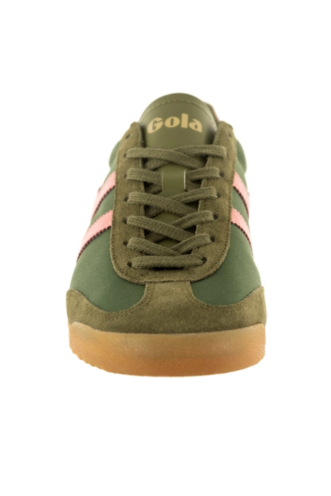 Baskets basses gola tornado military nu green/coral pink