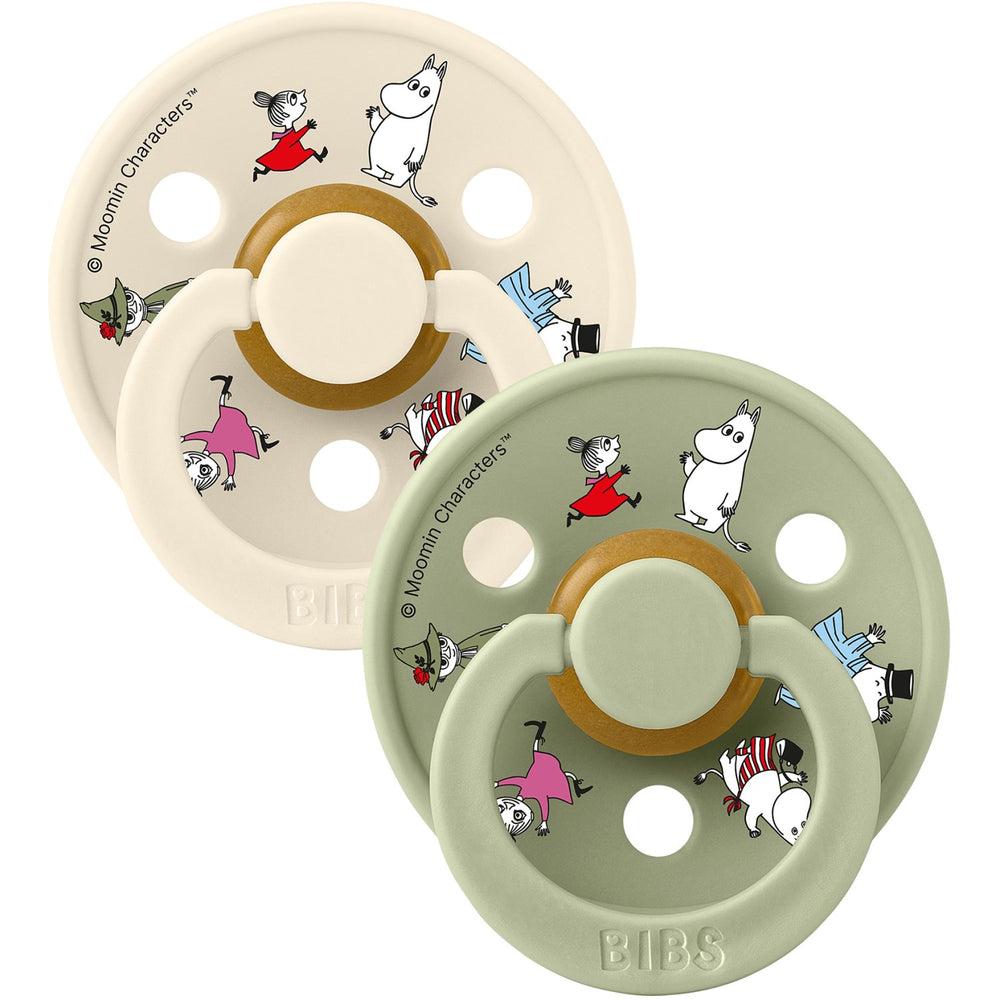 Køb Bibs X Moomin Ivory Mix Sut Colour 2-Pak Friends Latex
