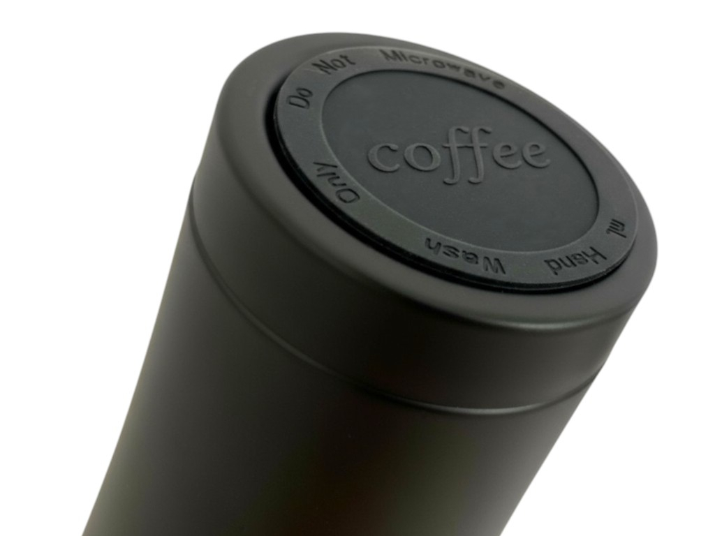 Hikr RVS 500 ml koffiebeker to Go - Black