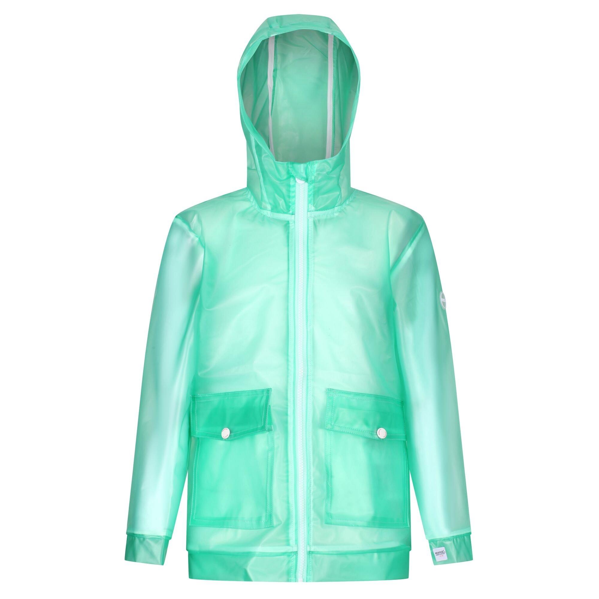 Regatta Hallow Transparent Waterproof Jacket Juniors