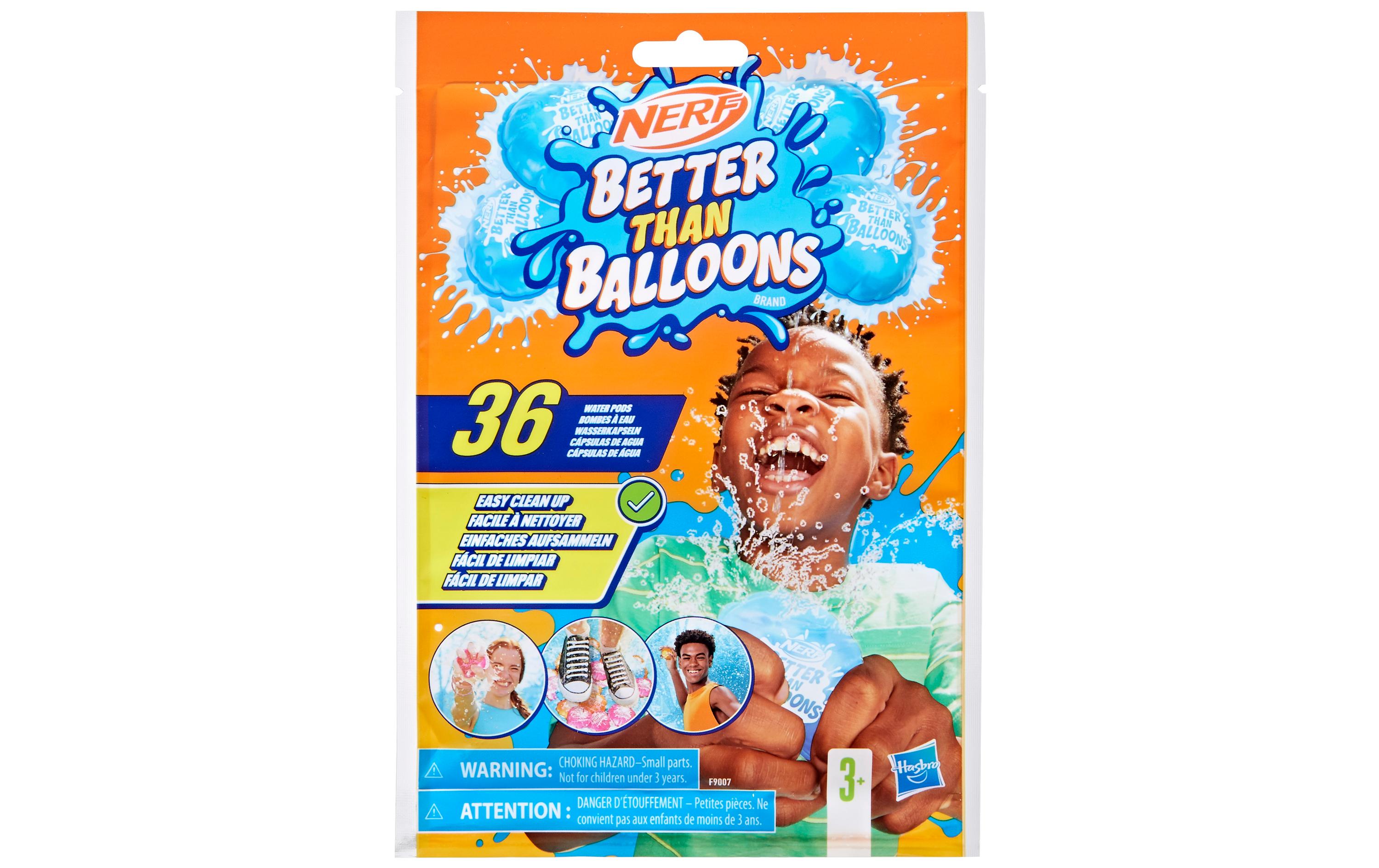 Better Than Balloons Wasserkapseln 36 StückSpannende und platzende Spritzwasseraktion
