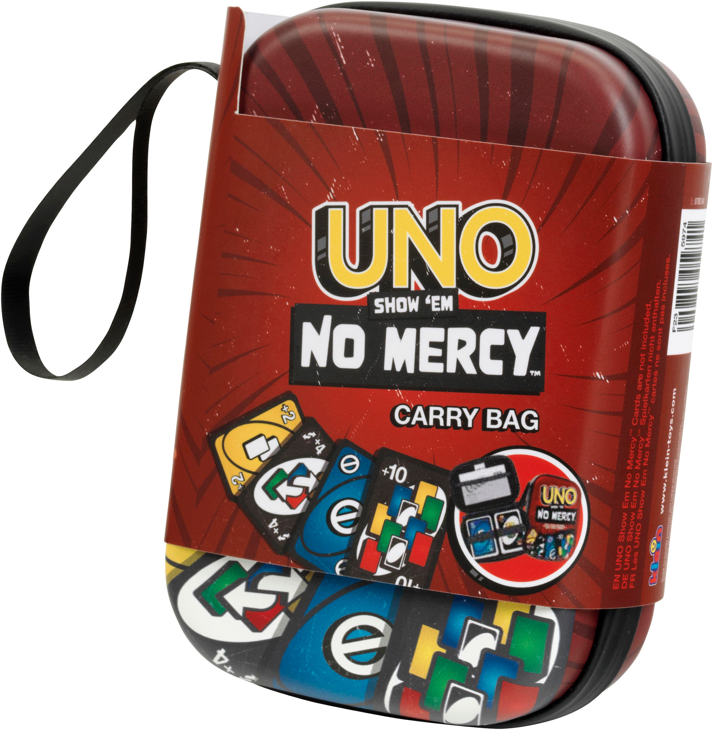 Klein Tragetasche »UNO Show 'em No Mercy - Tragetasche« Aufbewahrungstasche für Spielkarten und Anleitung