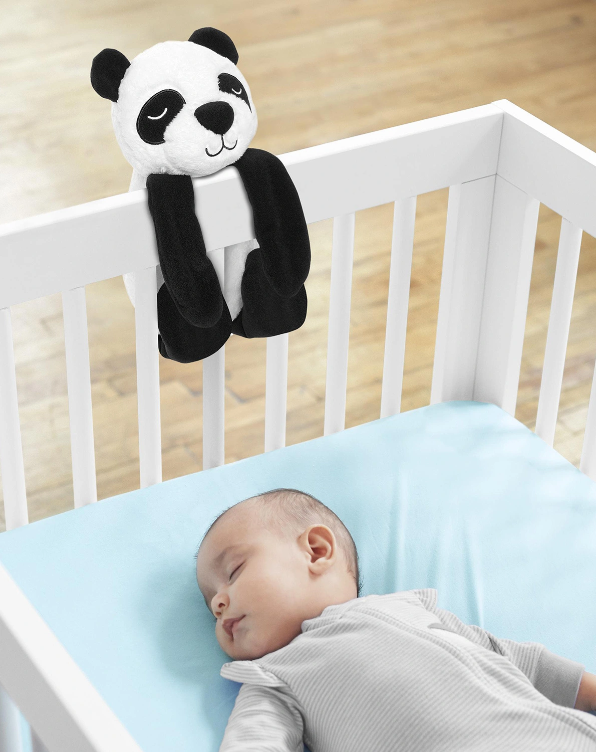 Babytröster PANDA in weiß/schwarz
