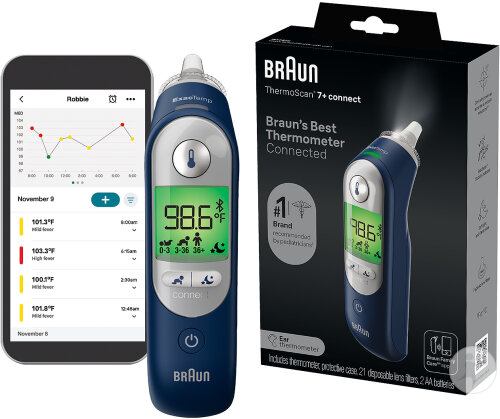 Braun ThermoScan 7+ Connect Thermomètre Auriculaire IRT6575 1 Pièce