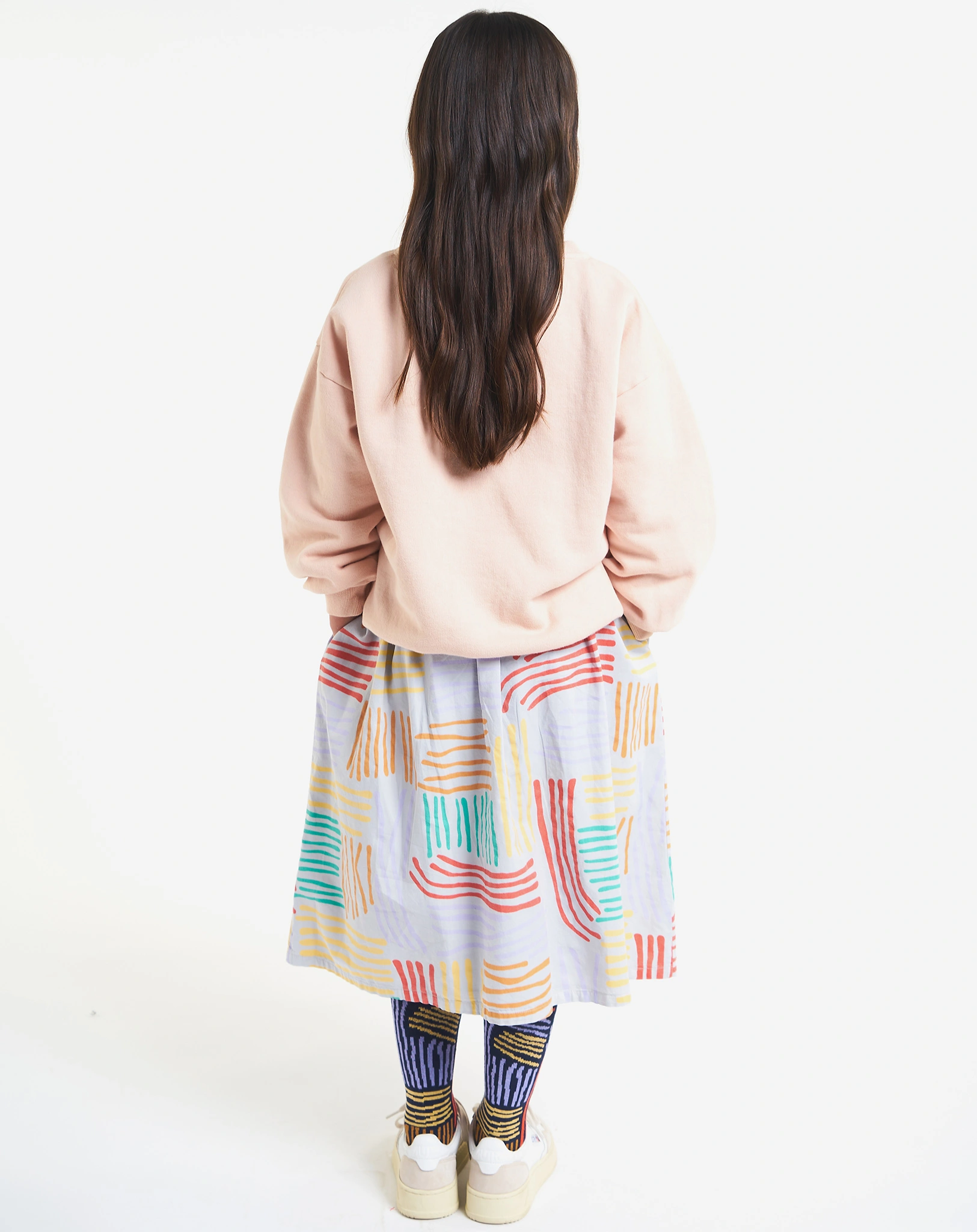 Sweatshirt MR O'CLOCK in peach
