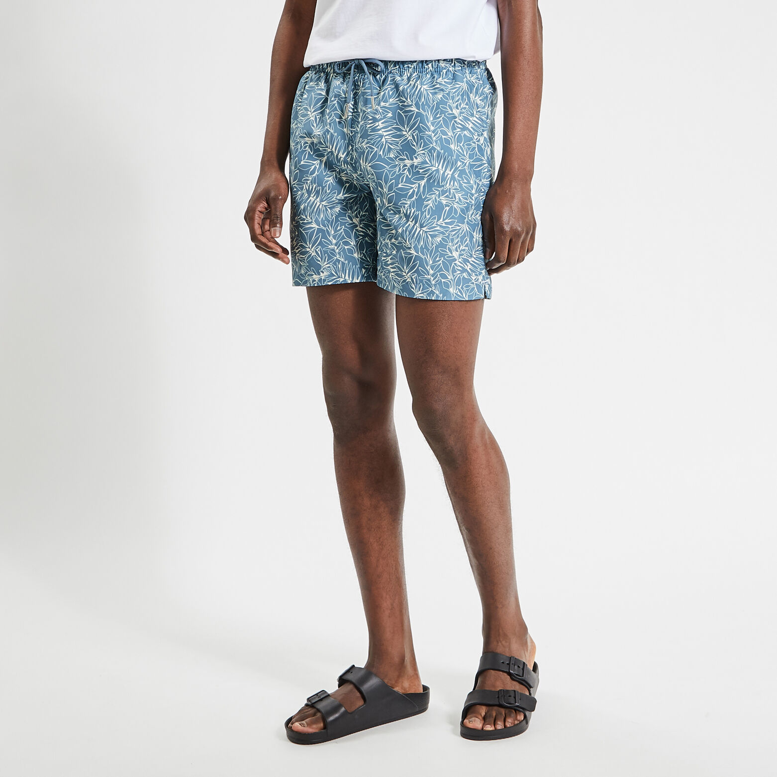 Maillot de bain imprimé Bleu