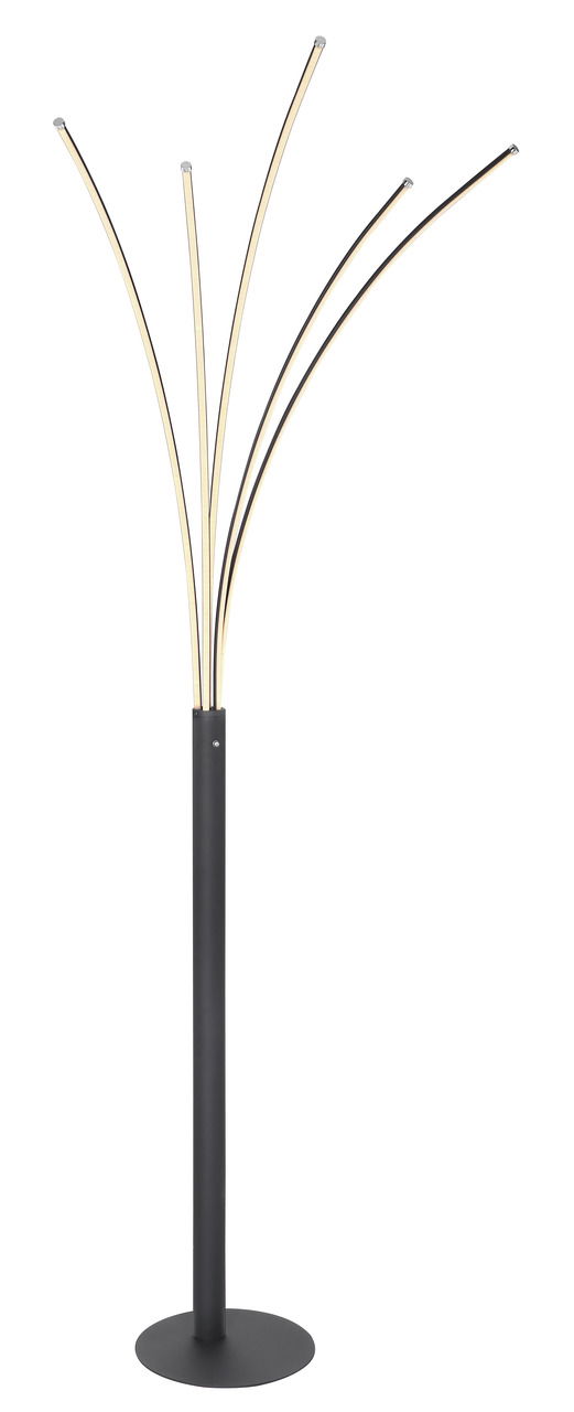Globo Lighting Stehleuchte Metall schwarz