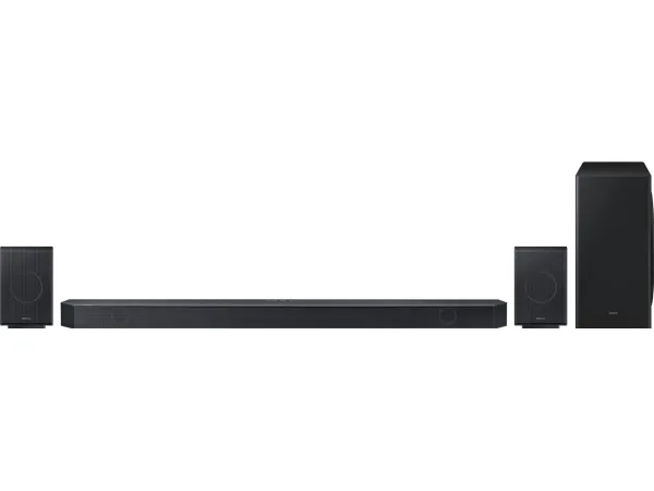 Samsung HW-Q930D - Q-Series - højttalersystem - til hjemmebiograf - 9.1.4-kanal - trådløs - Wi-Fi, Bluetooth - App-kontrolleret - titansort