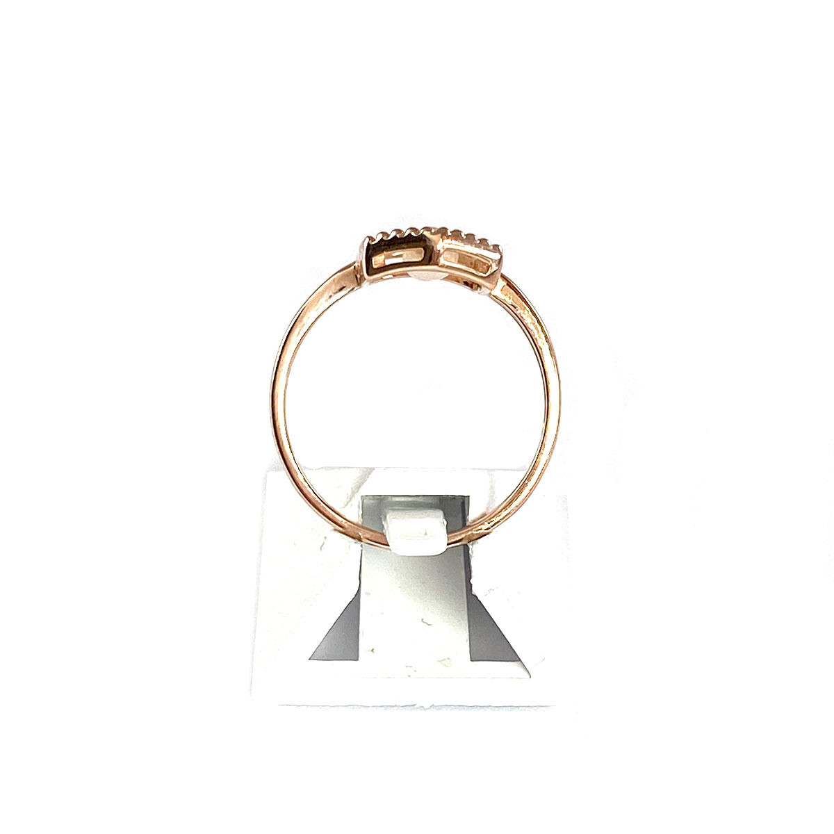 Bague d'occasion or 375 rose perles de culture de Chine