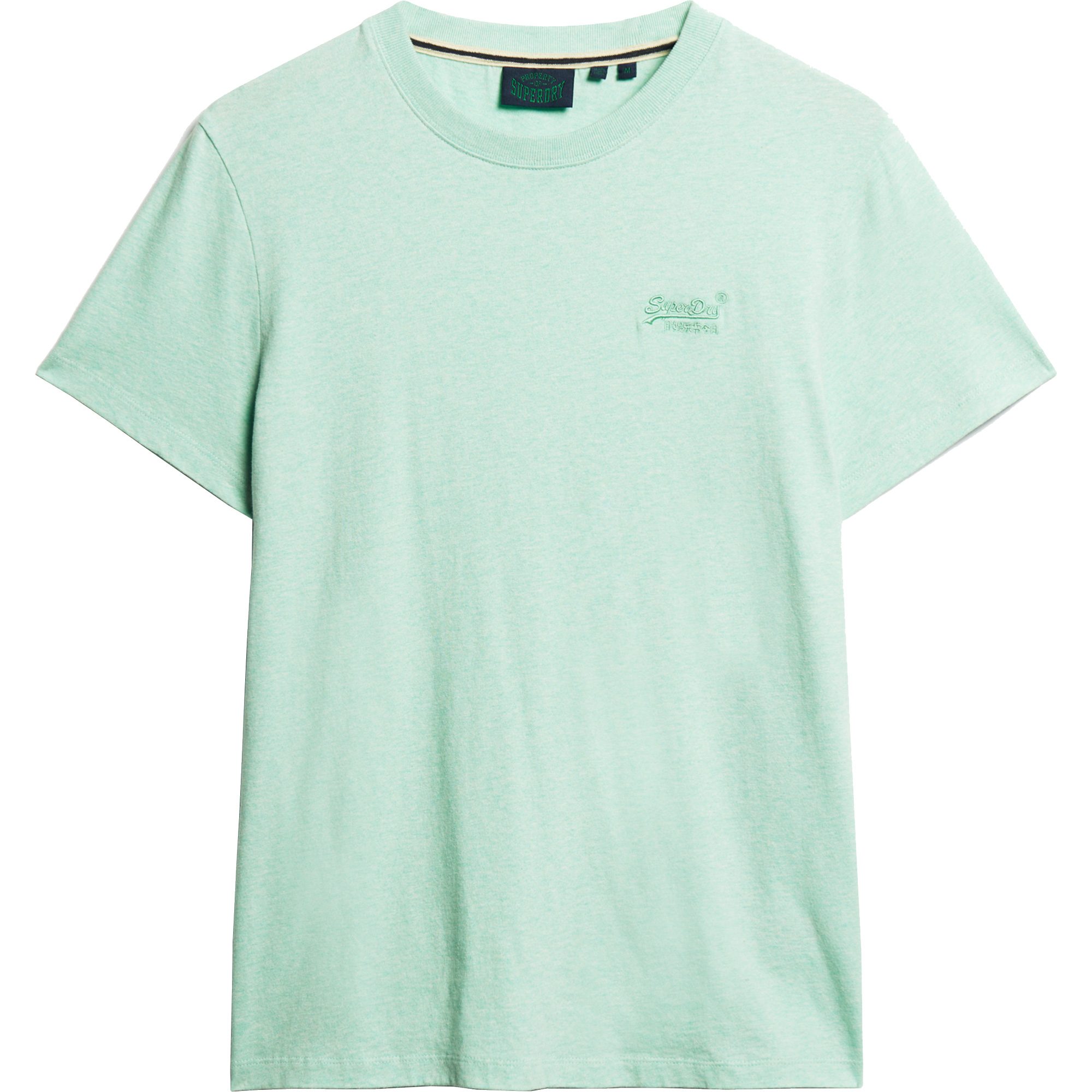 Superdry Essential Logo EMB T-Shirt Herren light mint green marl
