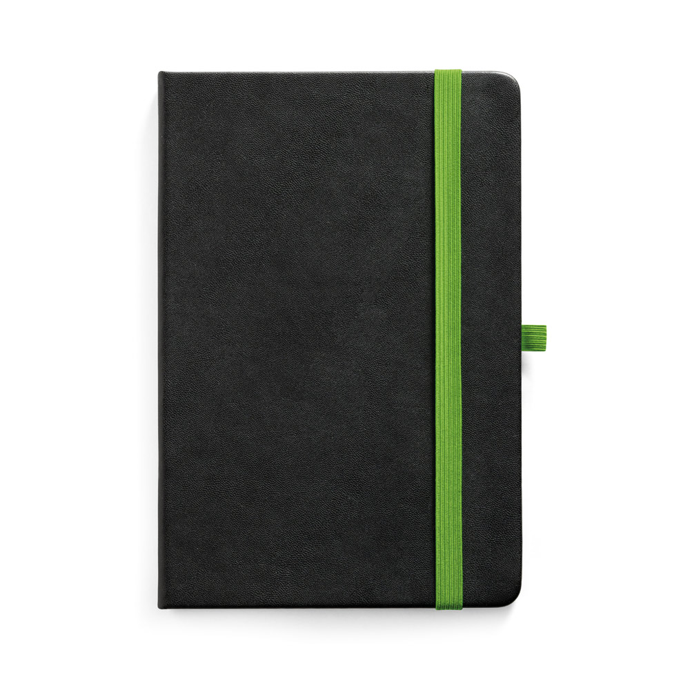 hi!dea 93592 - Bloc notes A5 en PU avec pages lignées