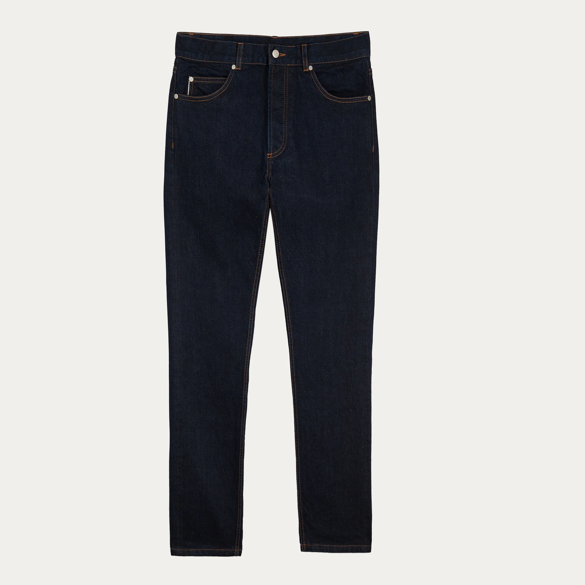 Indigo selvedge jeans in organic cotton