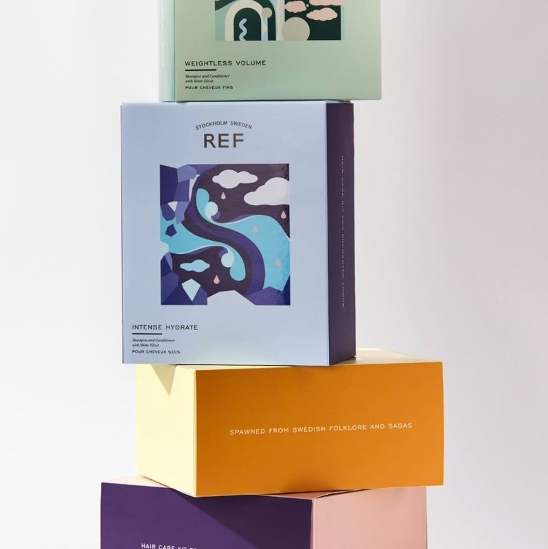 REF - Weightless Volume Giftbox - Shampoo 285 ml - Conditioner 245 ml - Shine Elixir 80 ml