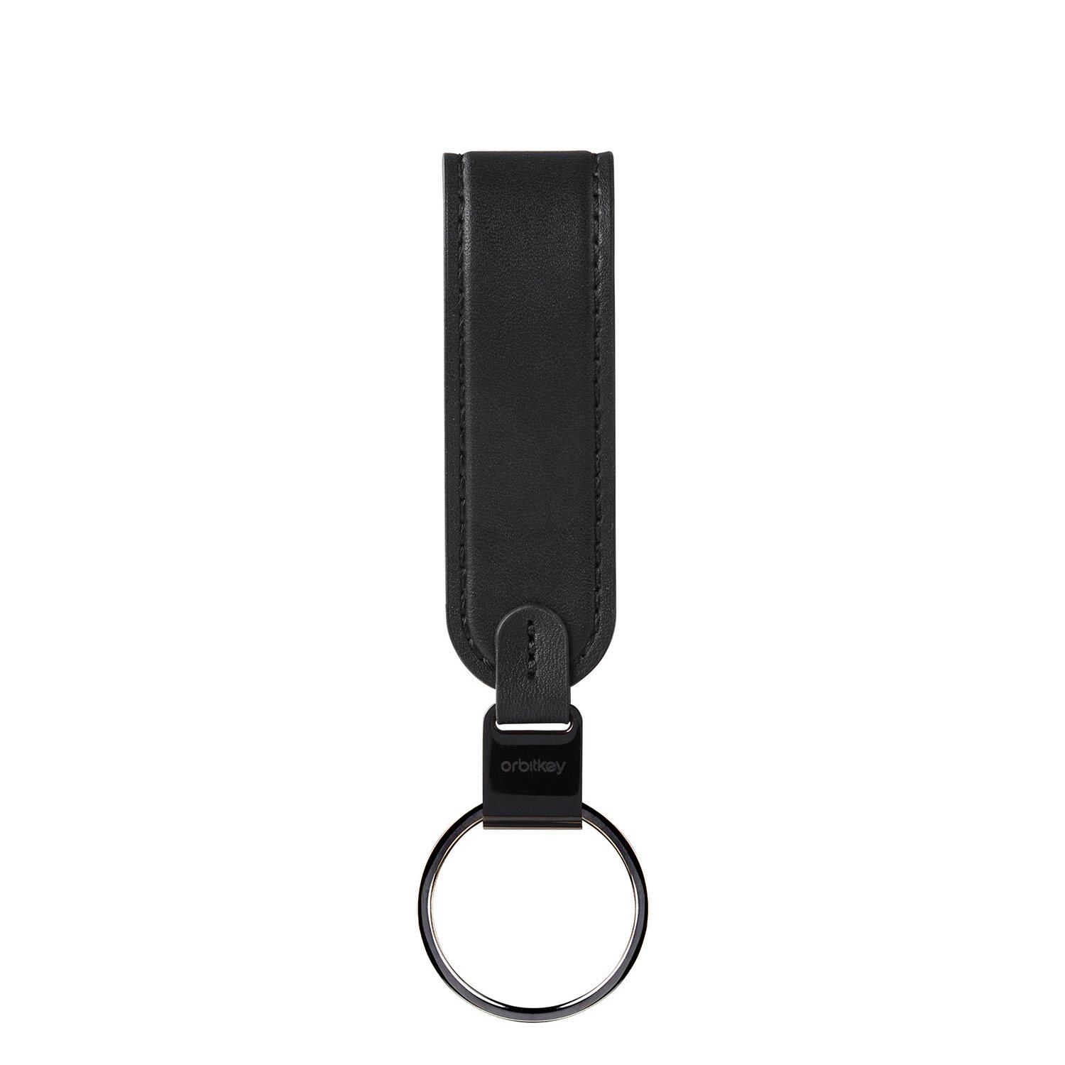 Orbitkey Loop Keychain Leather black